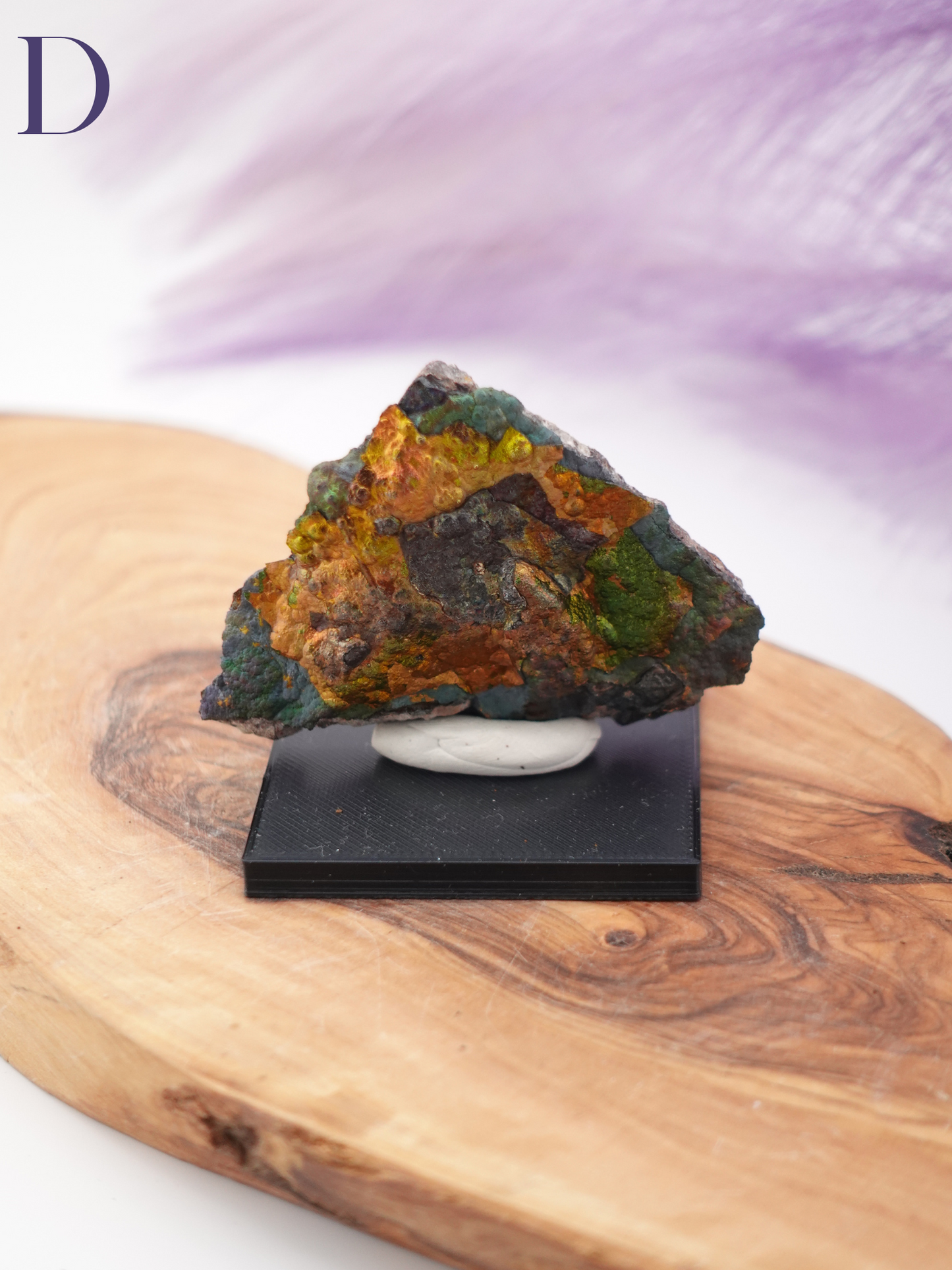 Turgite Specimen on Stand