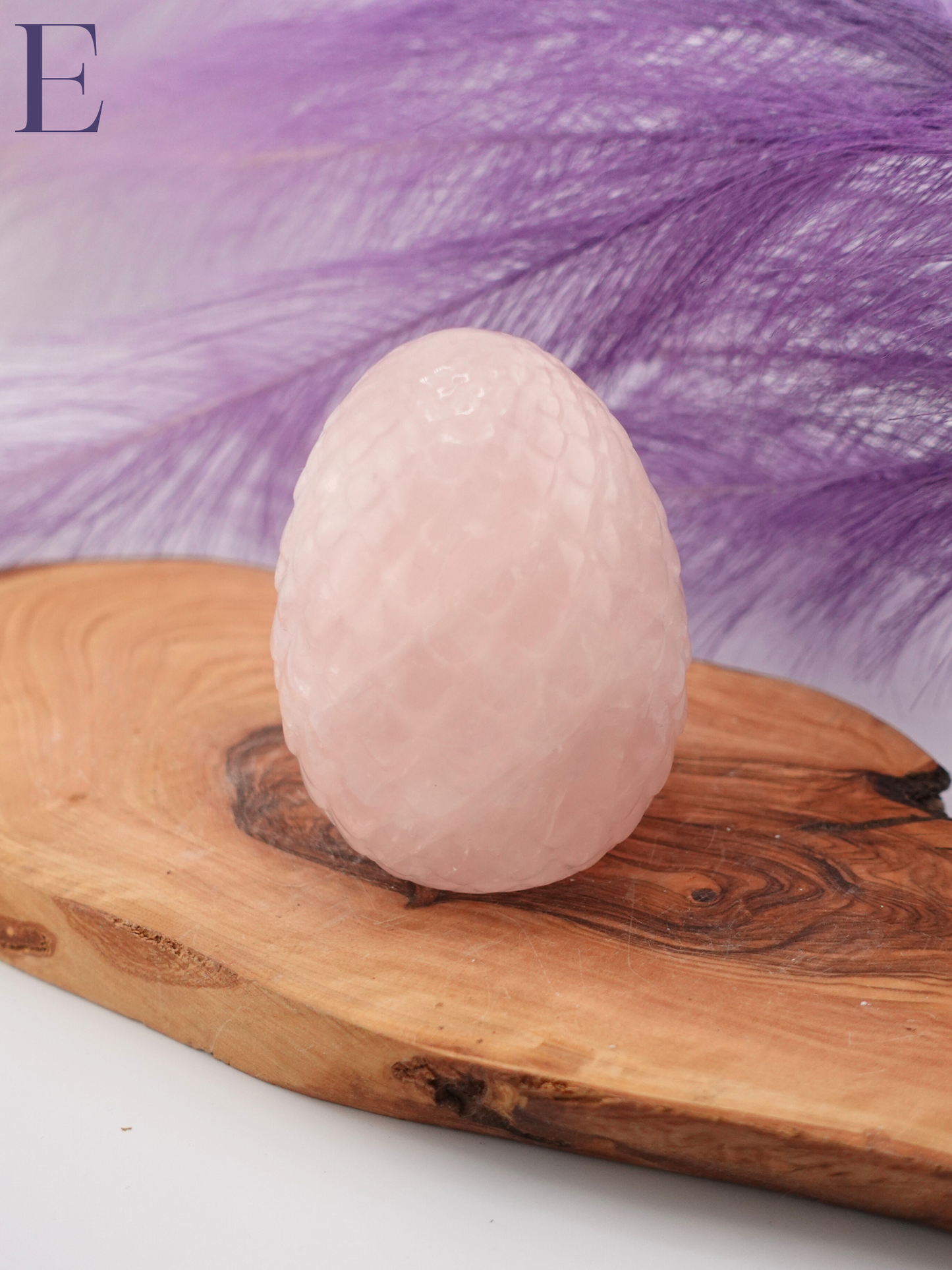 Rose Quartz Dragon Scale Egg Option  E