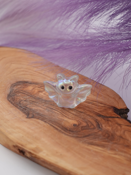Aura Coated Bat w/Obsidian Eyes