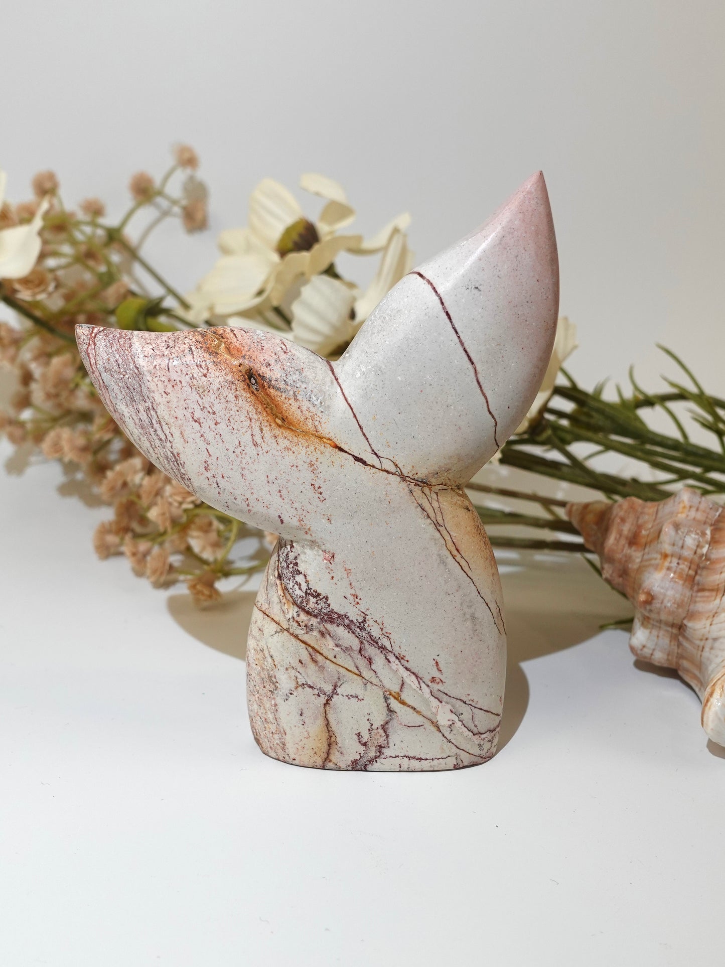 Pink Picture Jasper Mermaid Tail