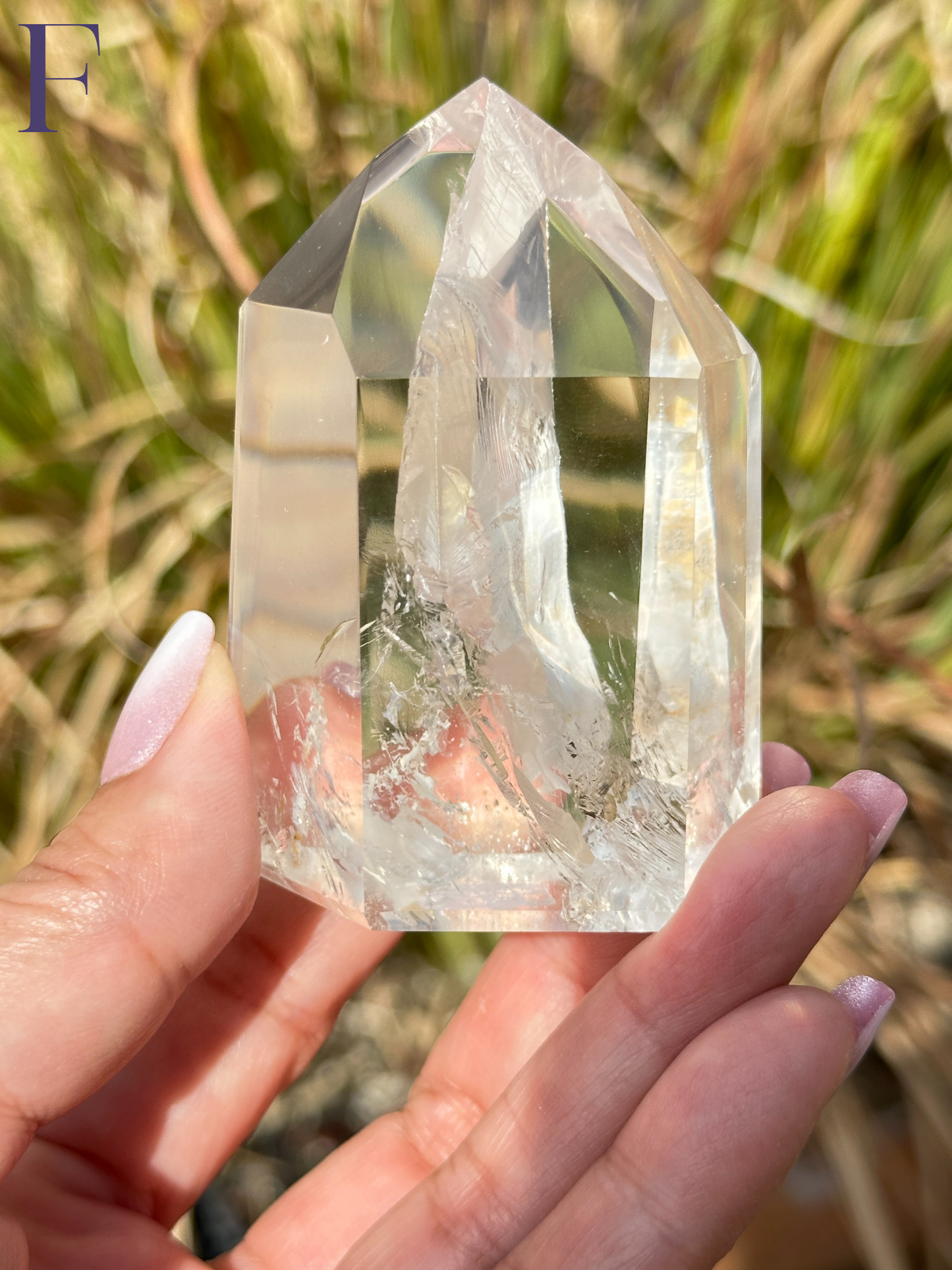 Clear Quartz Tower