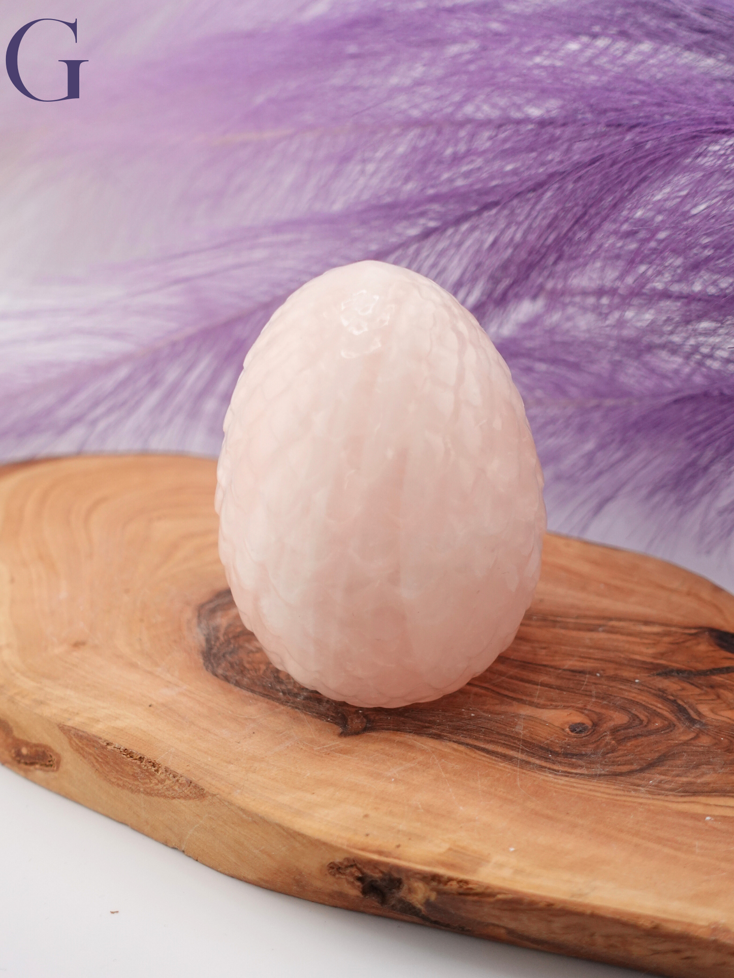 Rose Quartz Dragon Scale Egg Option  G