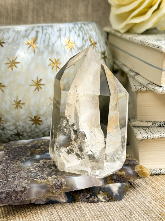 Clear Quartz Tower