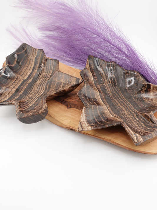 Chocolate Calcite Tree Dish