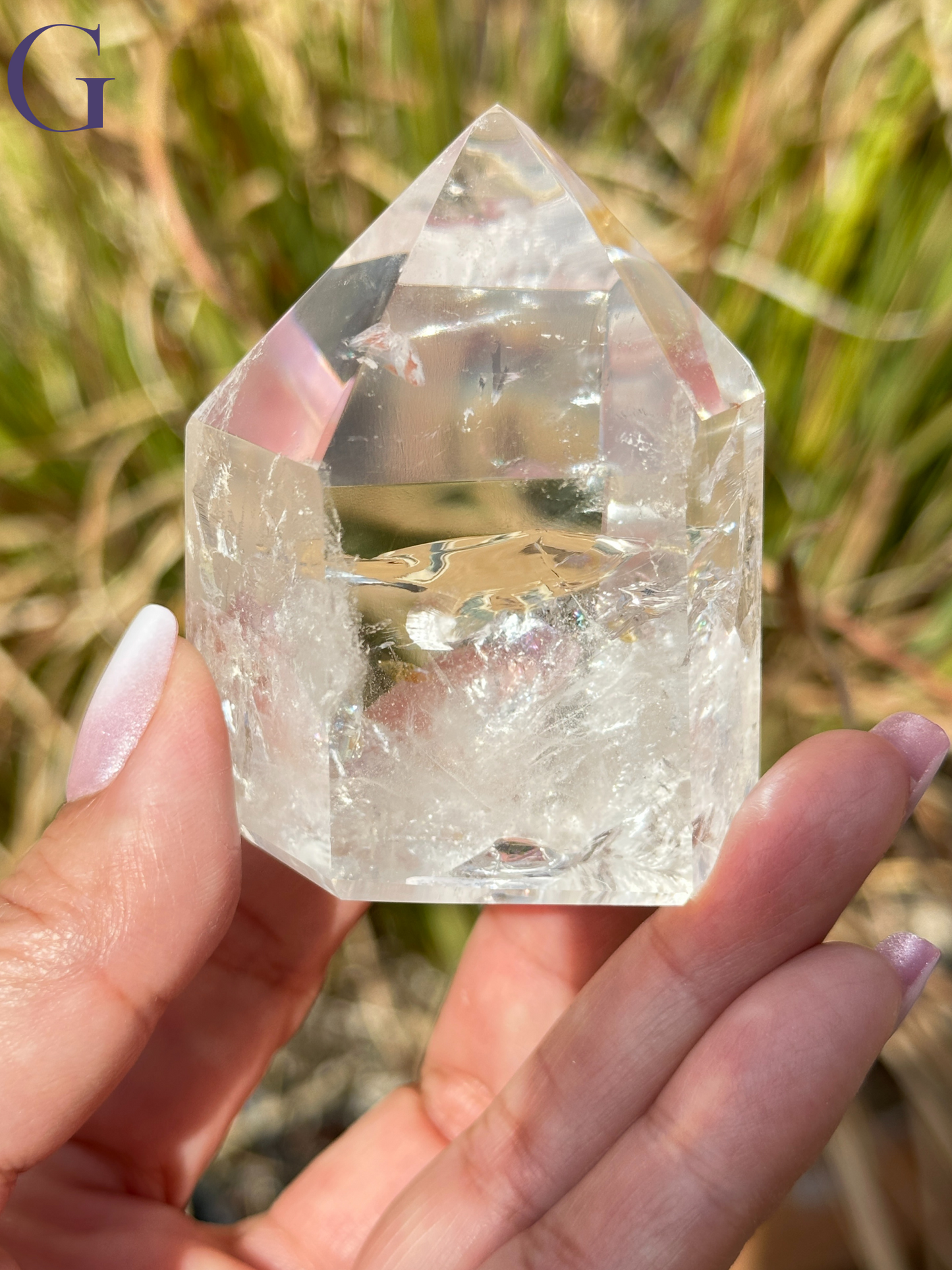 Clear Quartz Tower