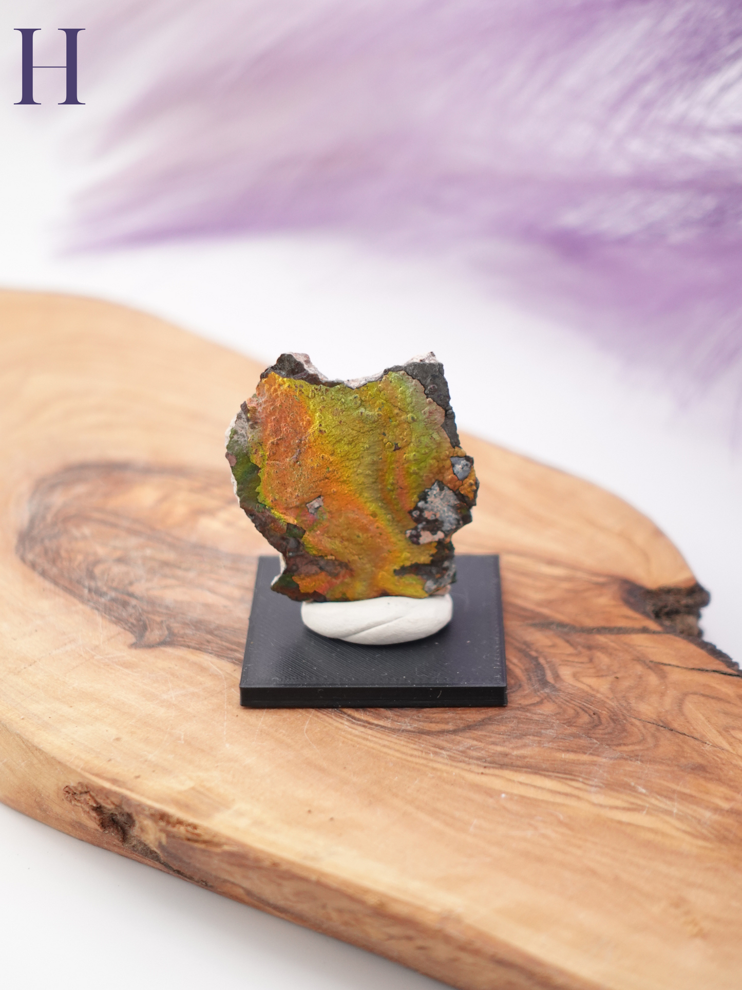 Turgite Specimen on Stand