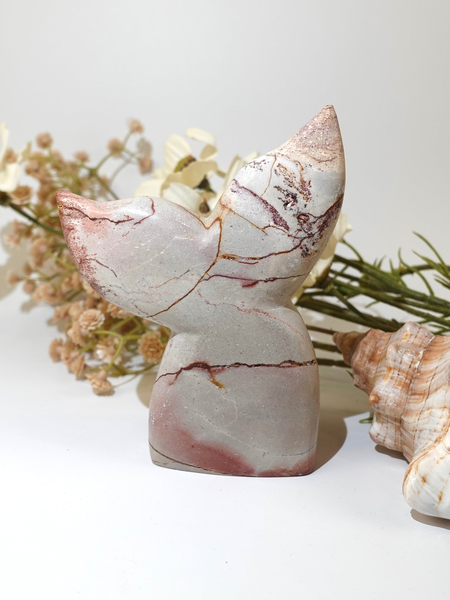 Pink Picture Jasper Mermaid Tail