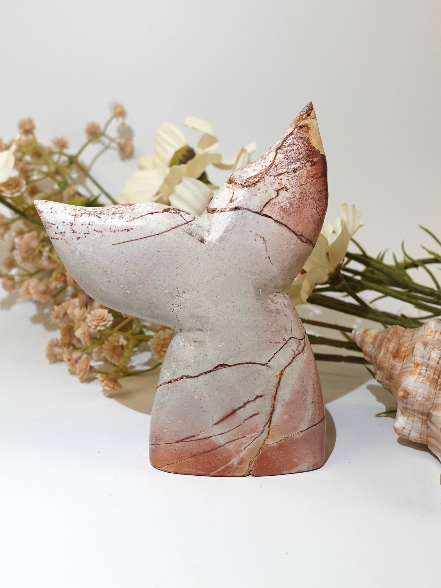 Pink Picture Jasper Mermaid Tail
