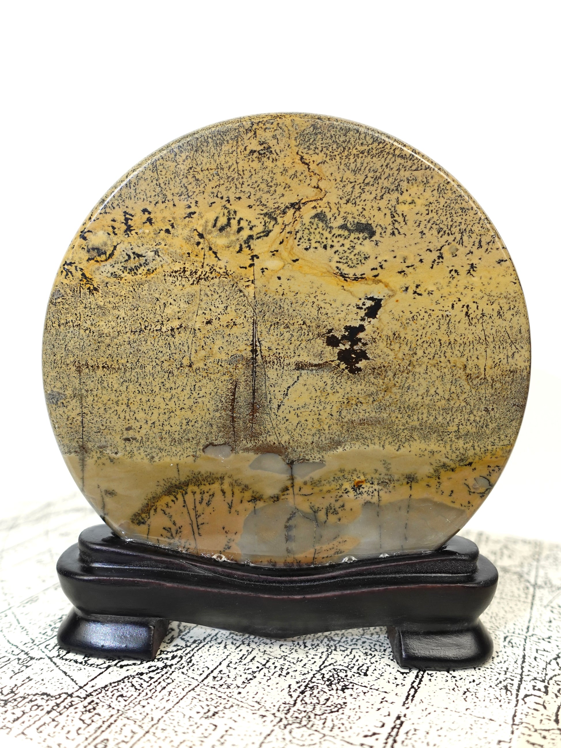 picture jasper slab on white decorative background