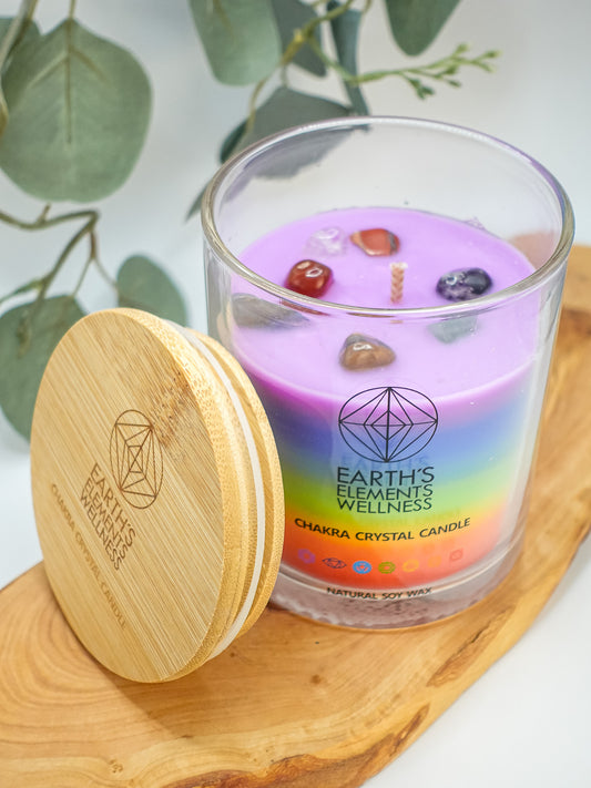 Chakra Crystal Candle