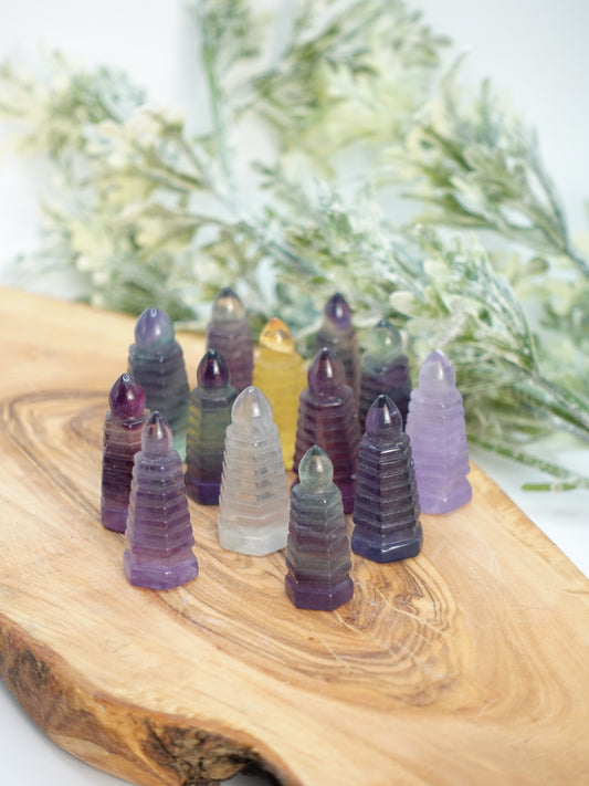 Mini Fluorite Pagoda