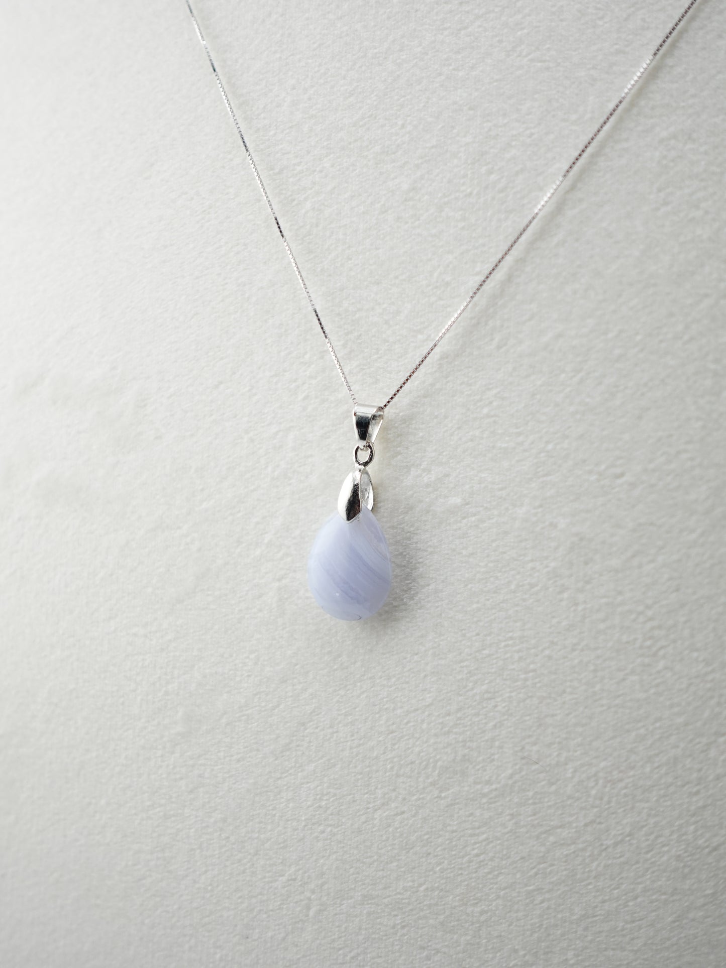 Blue Lace Agate Necklace