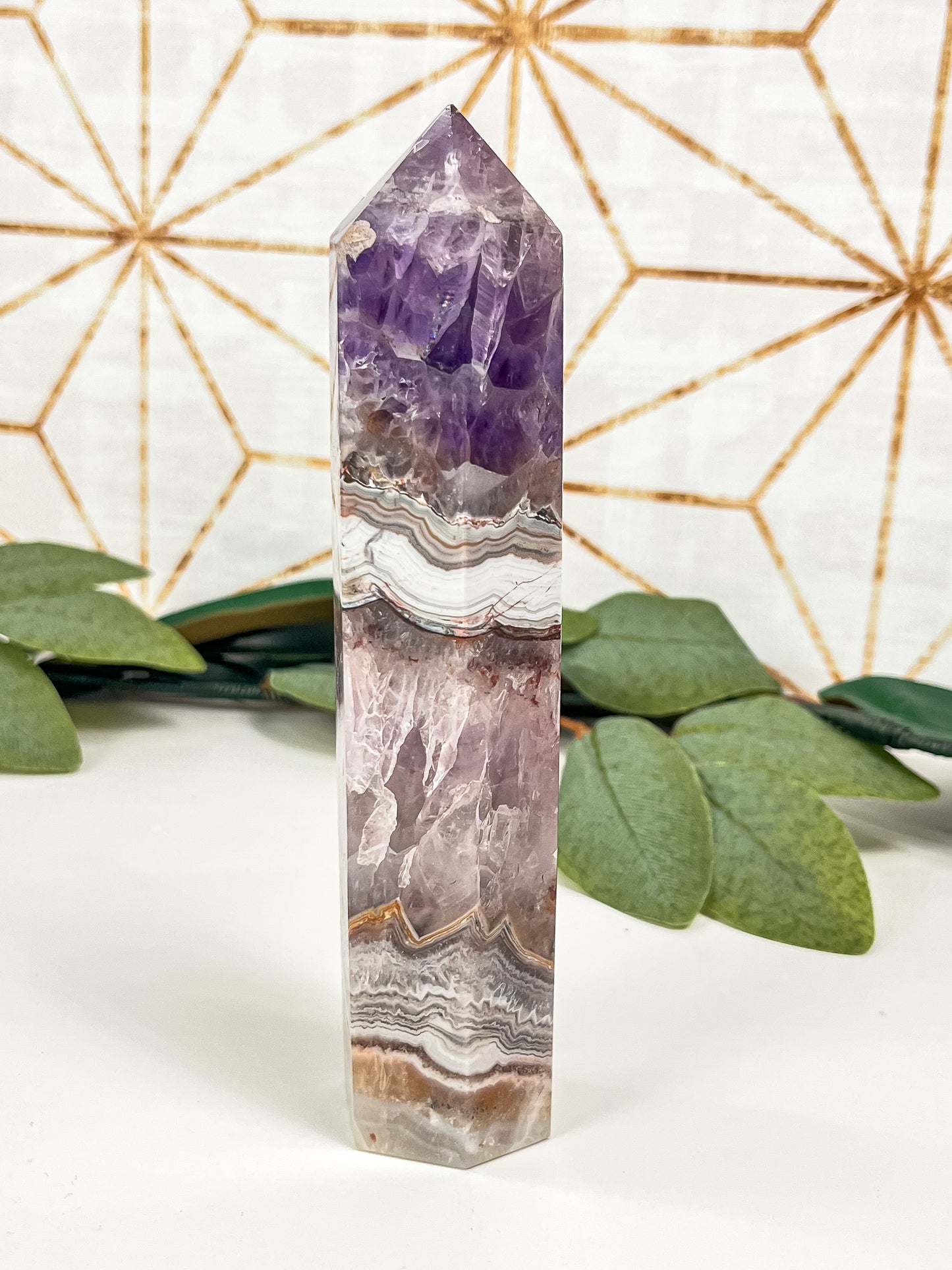 Amethyst and Crazy Lace Tower