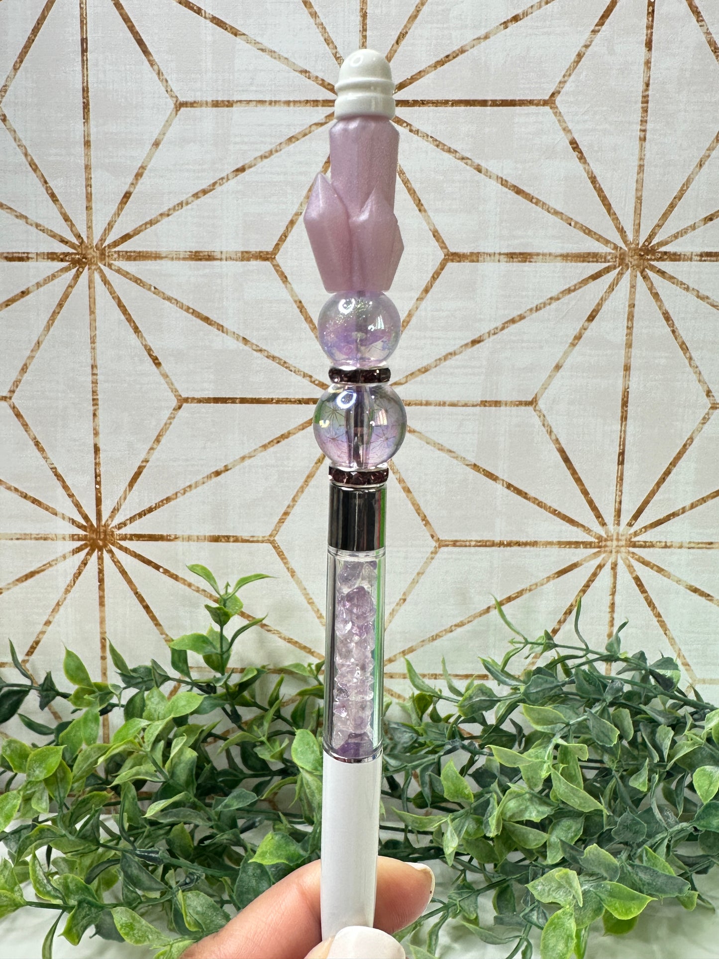 Crystal Cluster Crystal Chip Pen