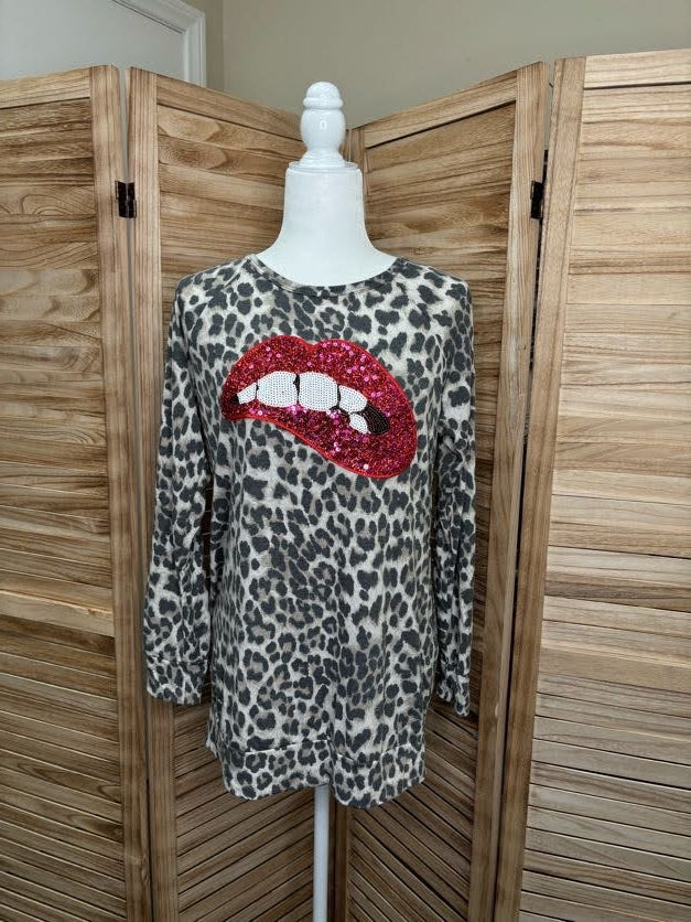 Bite Me Leopard Long Sleeve