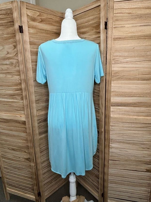 Tiffany Blue Babydoll Dress