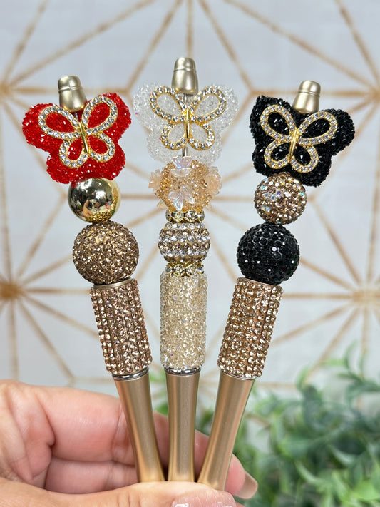 Sugar Bling Butterfly Custom Pen