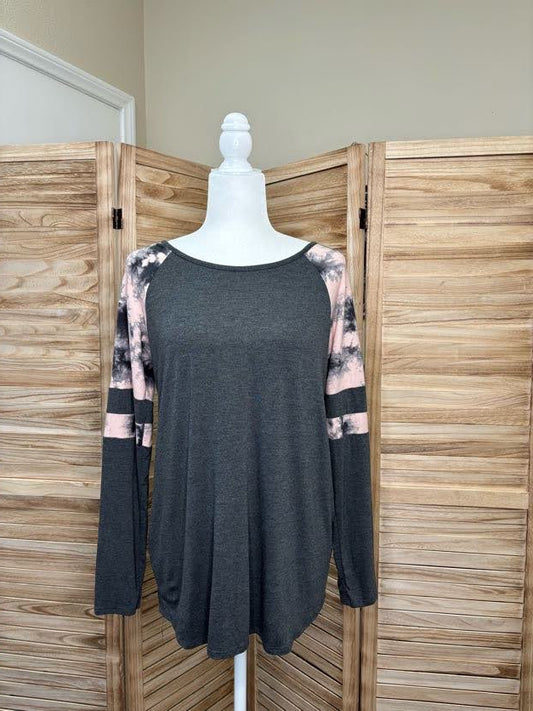 Tie Dye Raglan Top