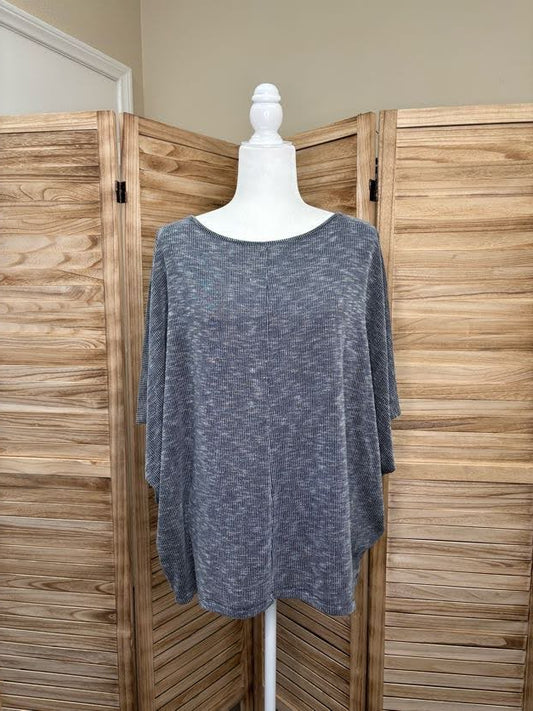 Natalie Heathered Dolman Top