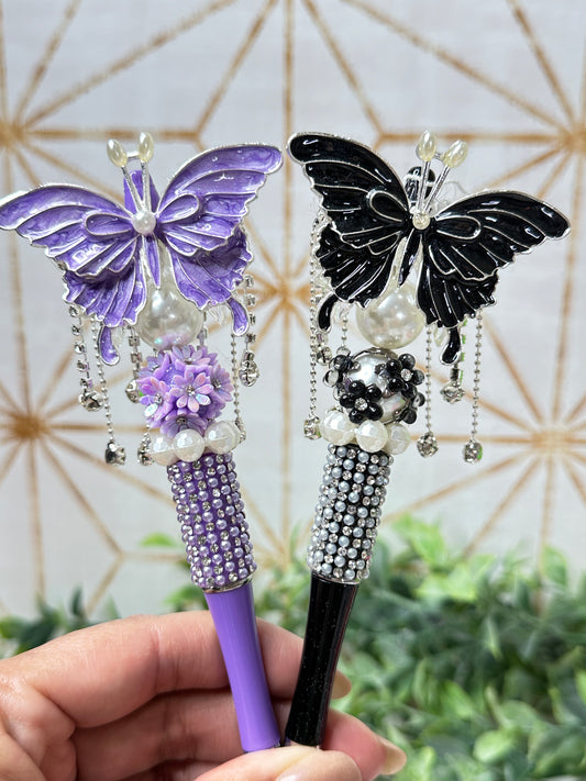 Butterfly Gem Bling Pen