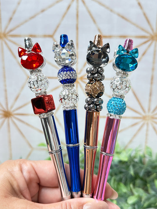 Cat Gem Bling Pen