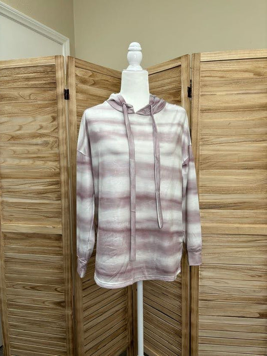 Mauve Tie Dye Hoodie