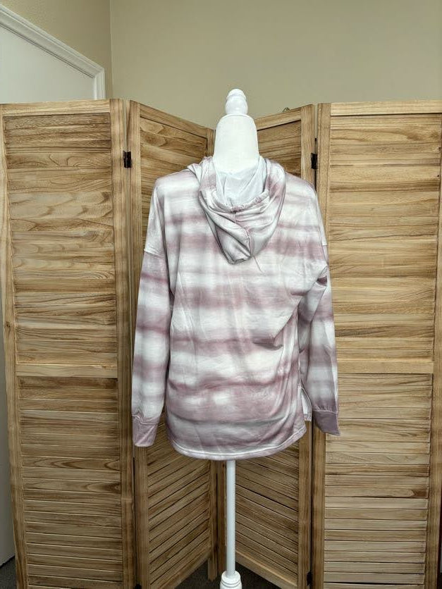 Mauve Tie Dye Hoodie