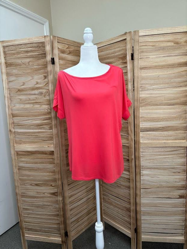 One Shoulder Short Sleeve Top