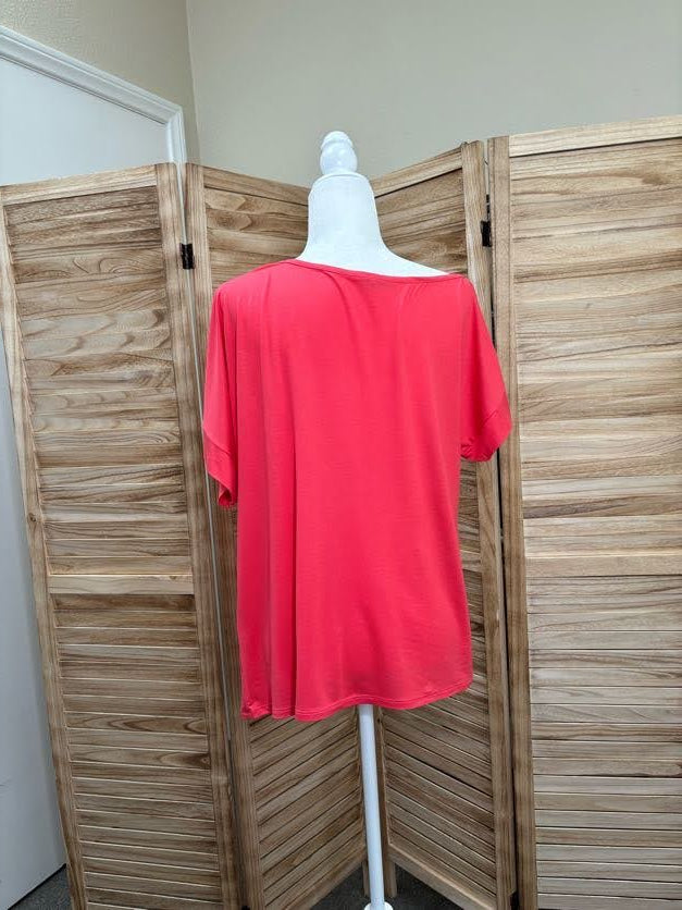 One Shoulder Short Sleeve Top