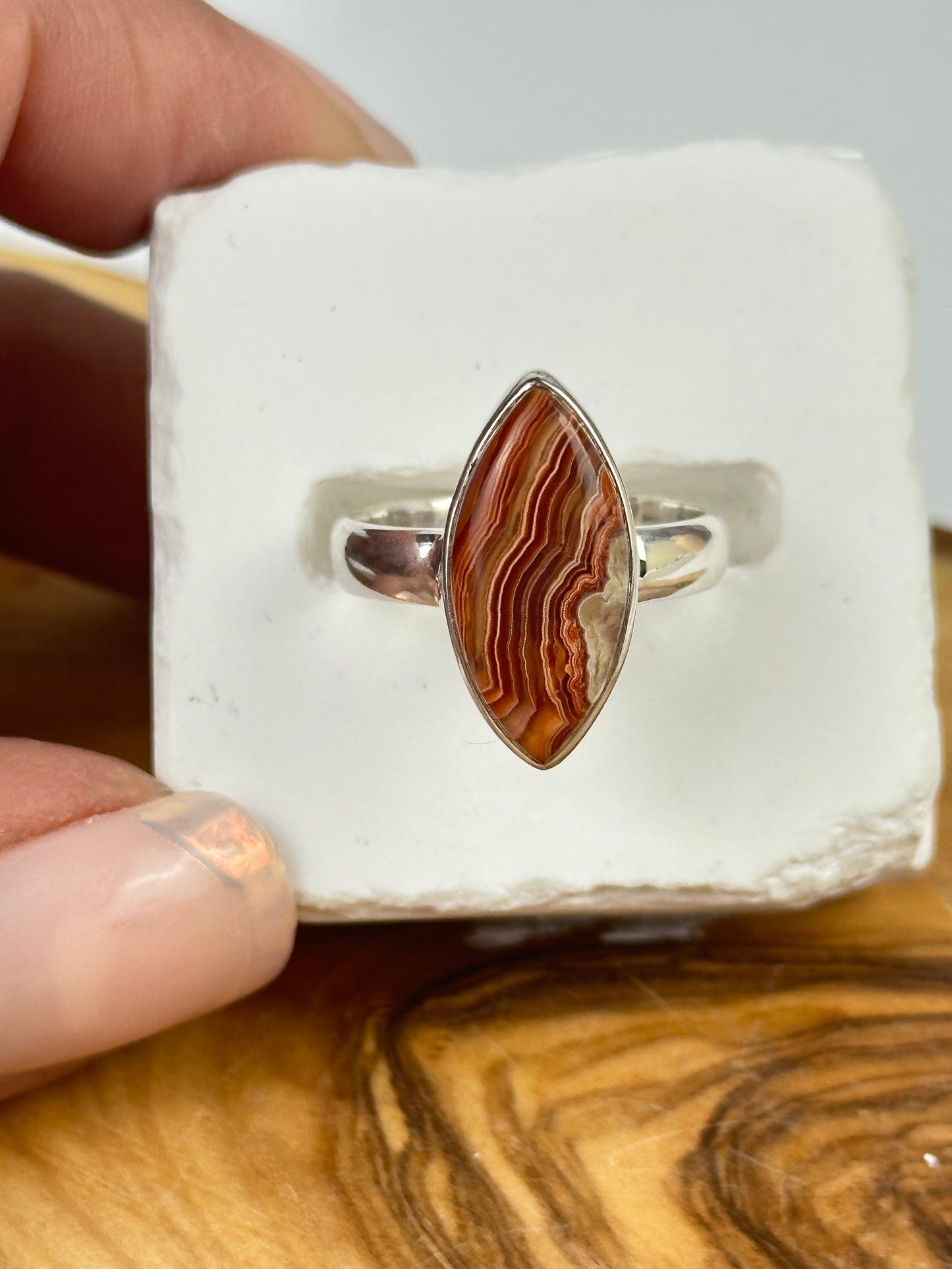 Laguna Agate Ring