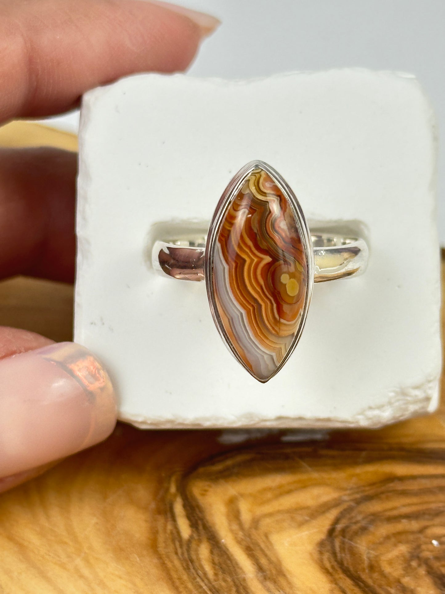 Laguna Agate Ring