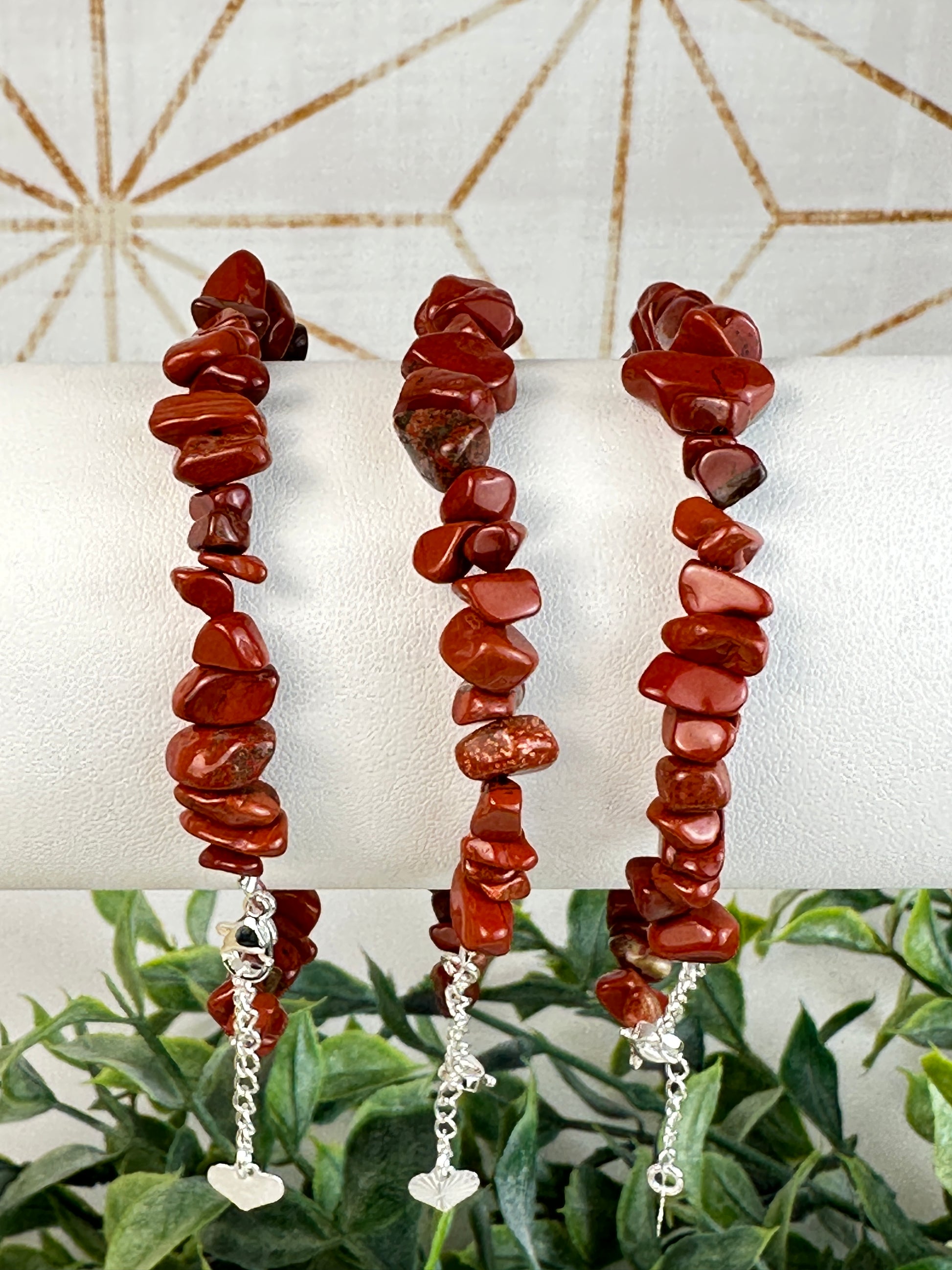 Red Jasper Chip Bracelet/Anklet