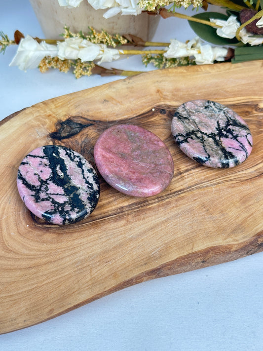 Rhodonite Worry Stone