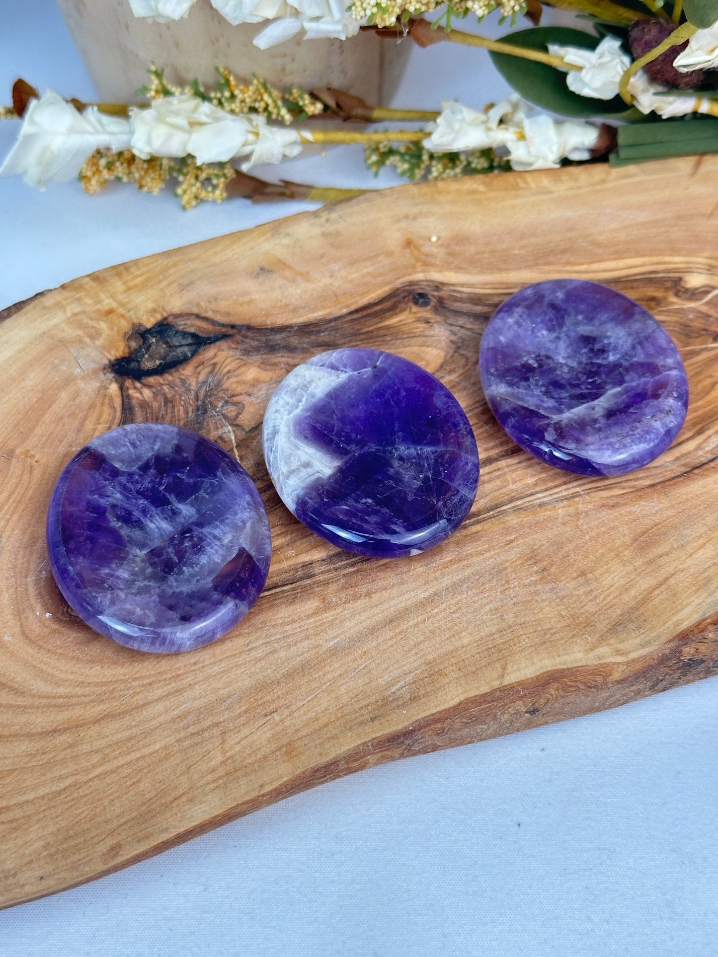 Dream Amethyst Worry Stone