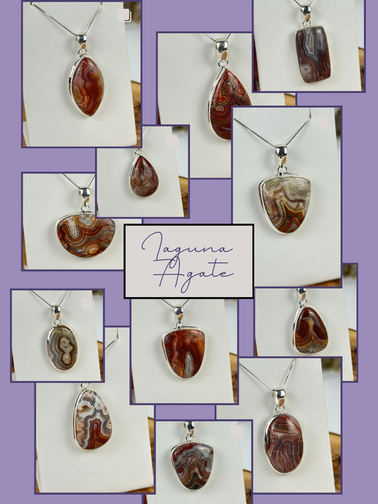 Laguna Agate Pendant Necklace