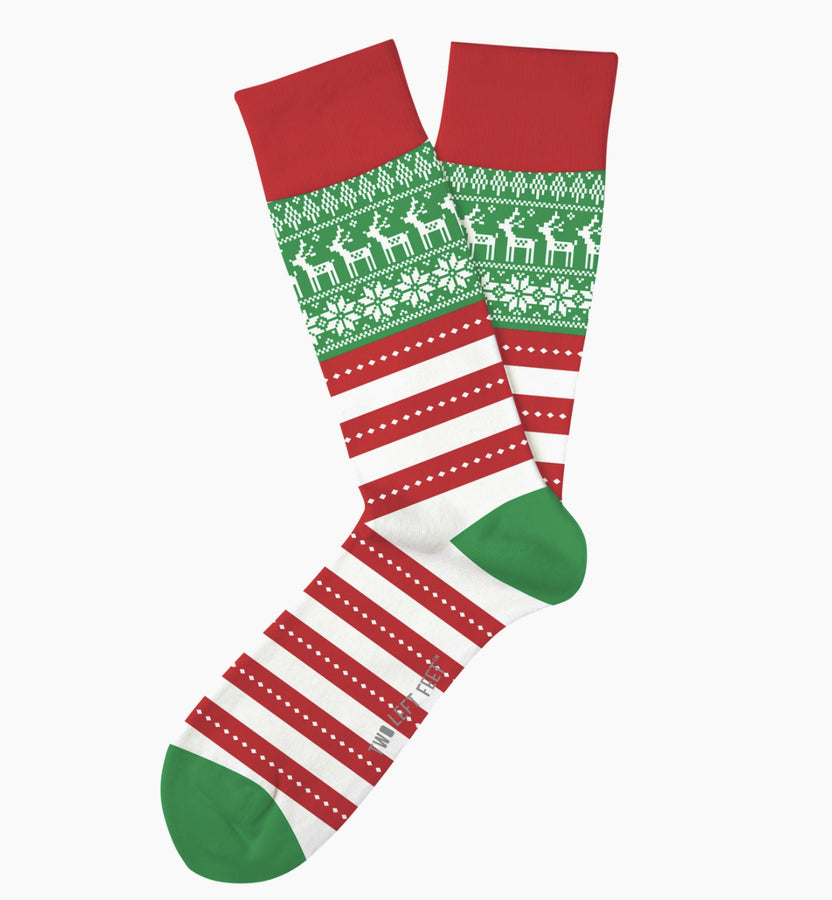 Reindeer & Stripes Socks