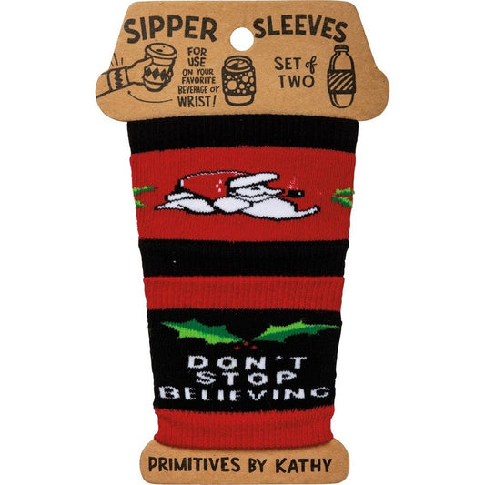 Sipper Sleeve Set - Don't Stop Believing