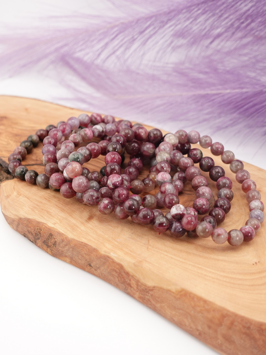 Unicorn Stone Round Beaded Bracelet
