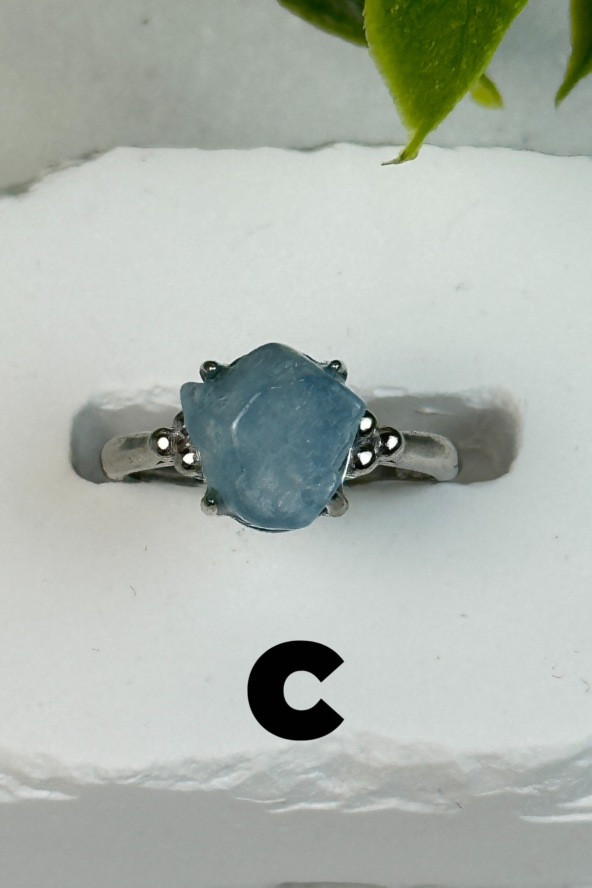 Aquamarine .925 Ring-C