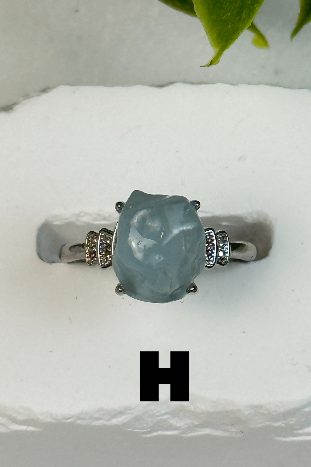 Aquamarine .925 Ring-H