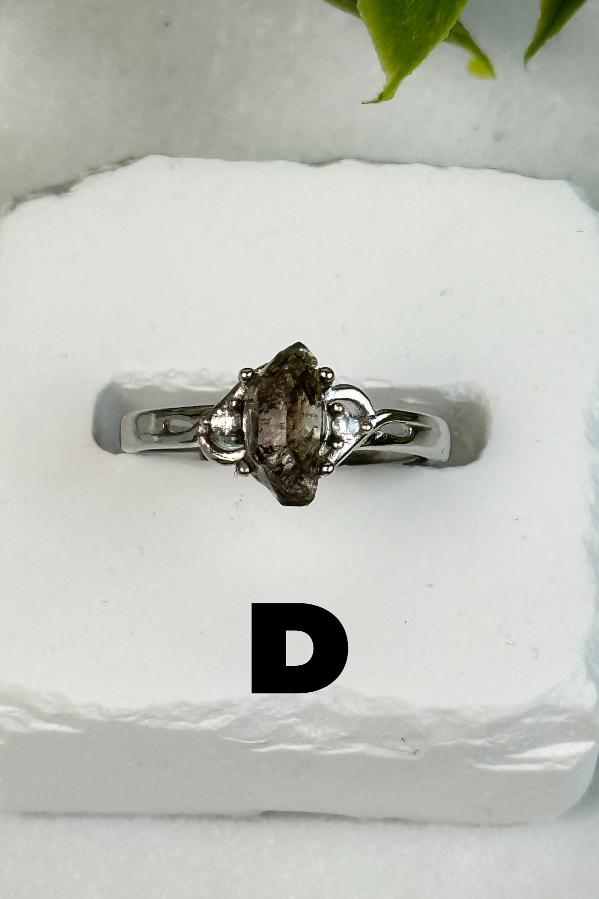 Herkimer Diamond .925 Ring-D