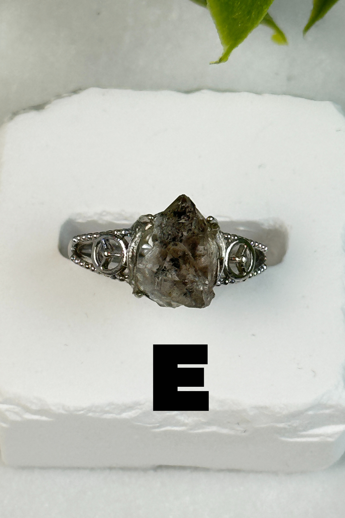 Herkimer Diamond .925 Ring-E