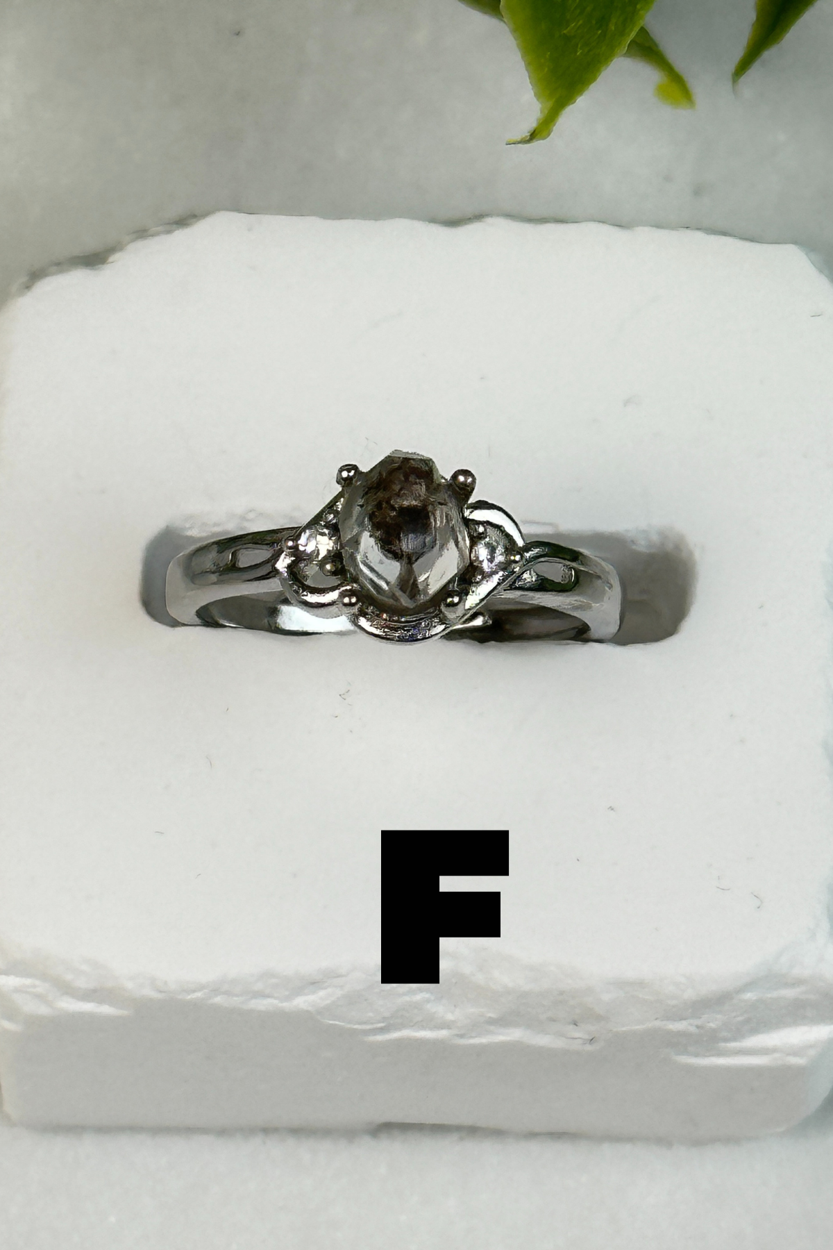 Herkimer Diamond .925 Ring-F