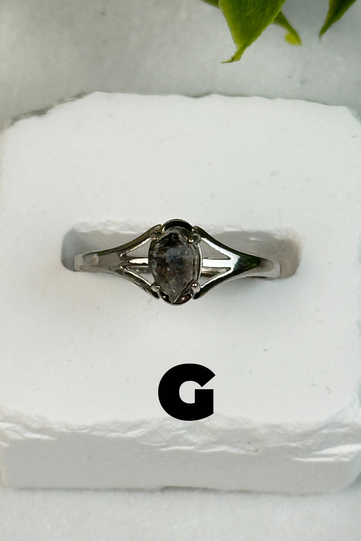 Herkimer Diamond .925 Ring-G