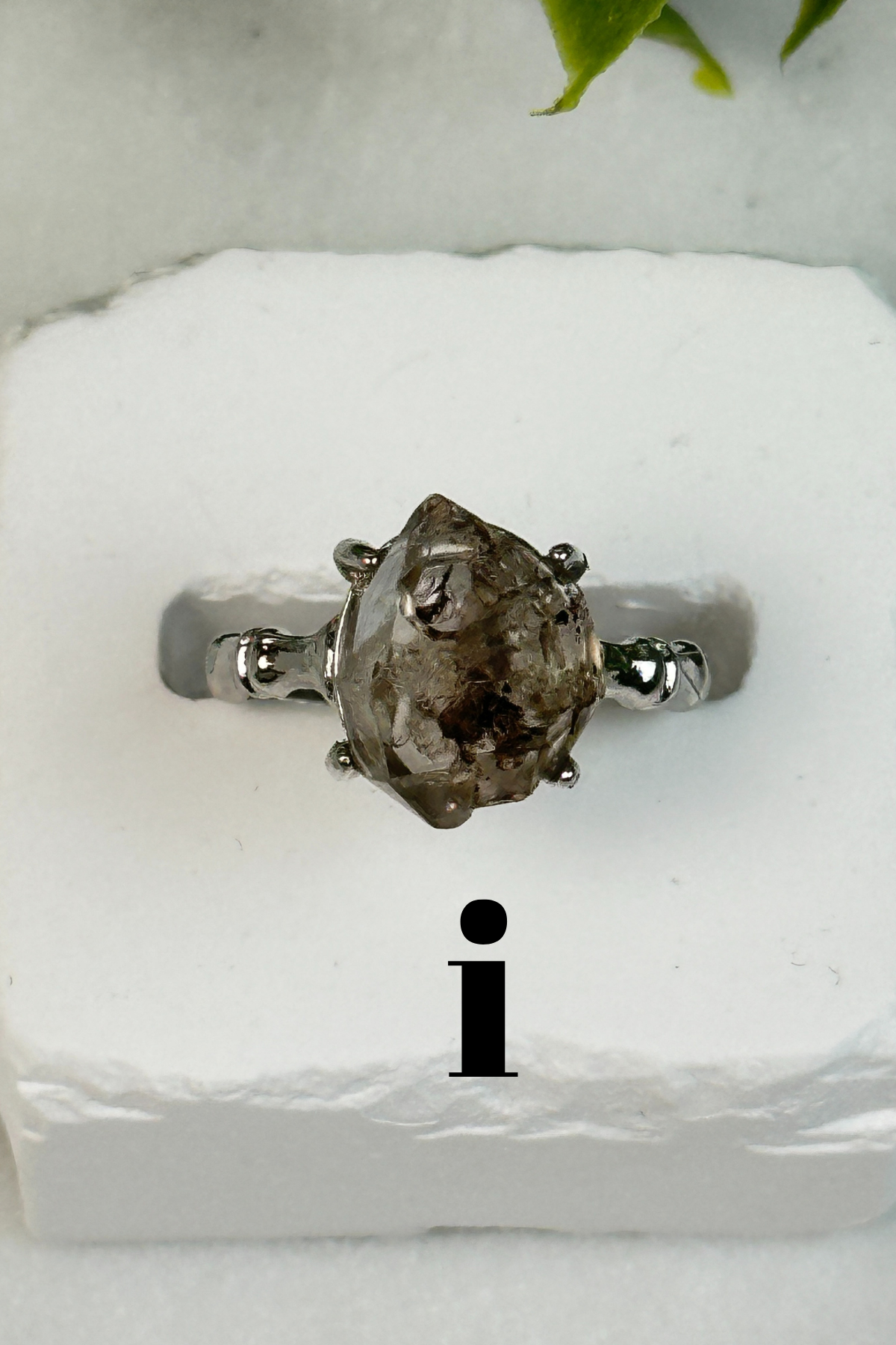 Herkimer Diamond .925 Ring-I