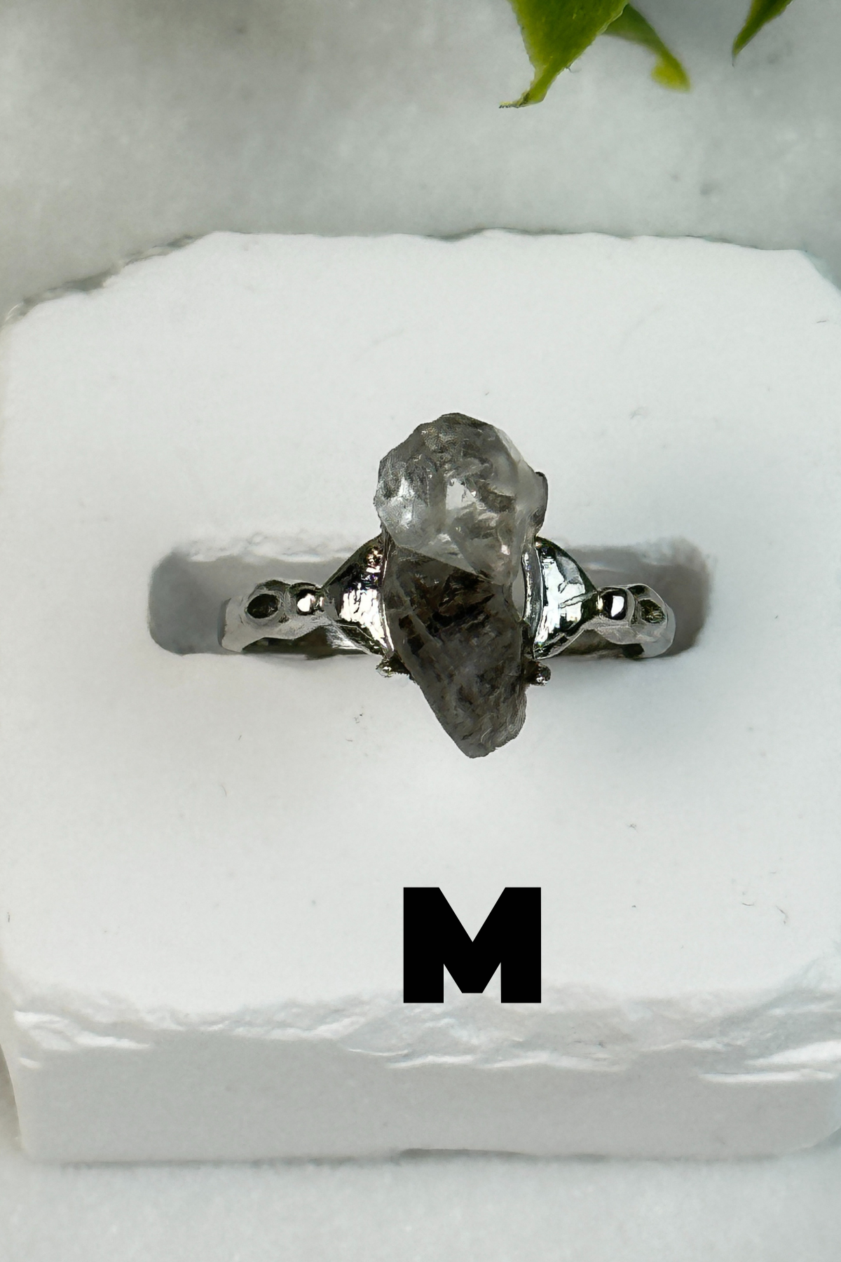 Herkimer Diamond .925 Ring-M