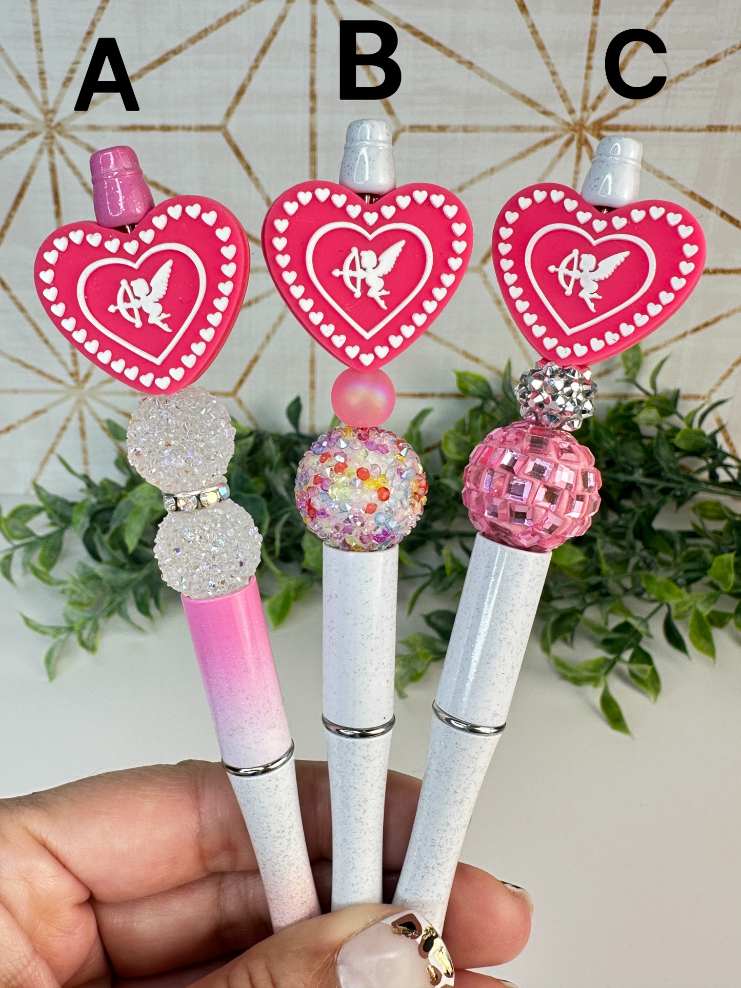 Cupid Heart Custom Pen