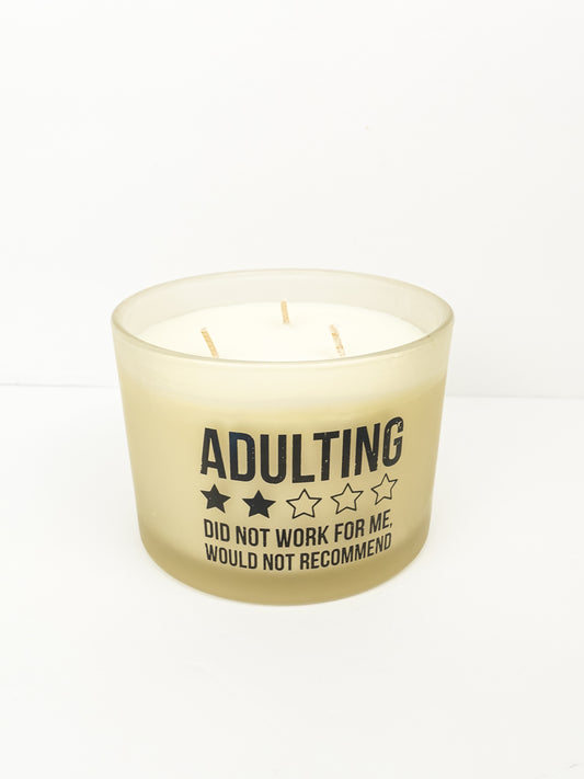 Adulting Candle