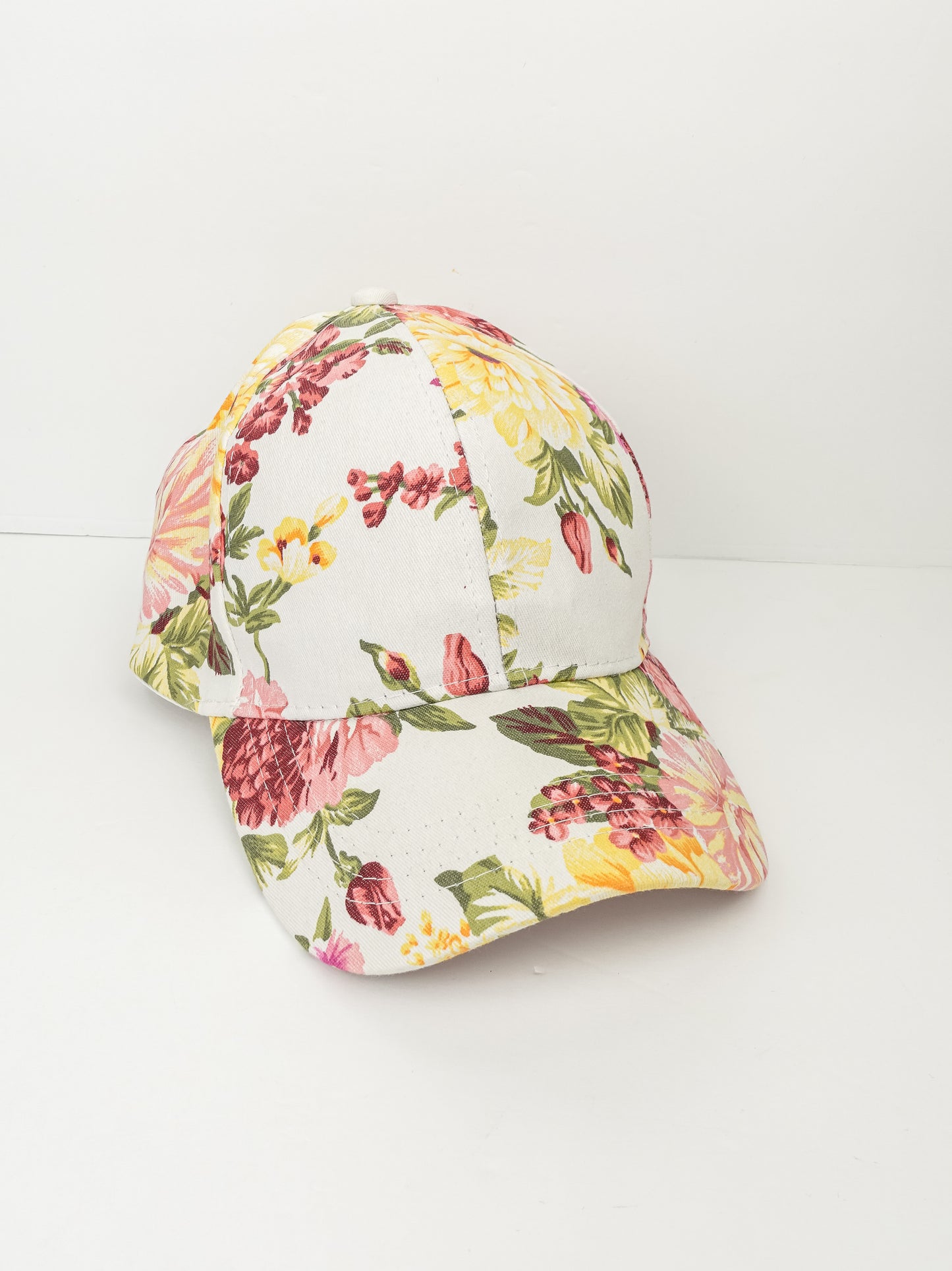 Flower Print Cap