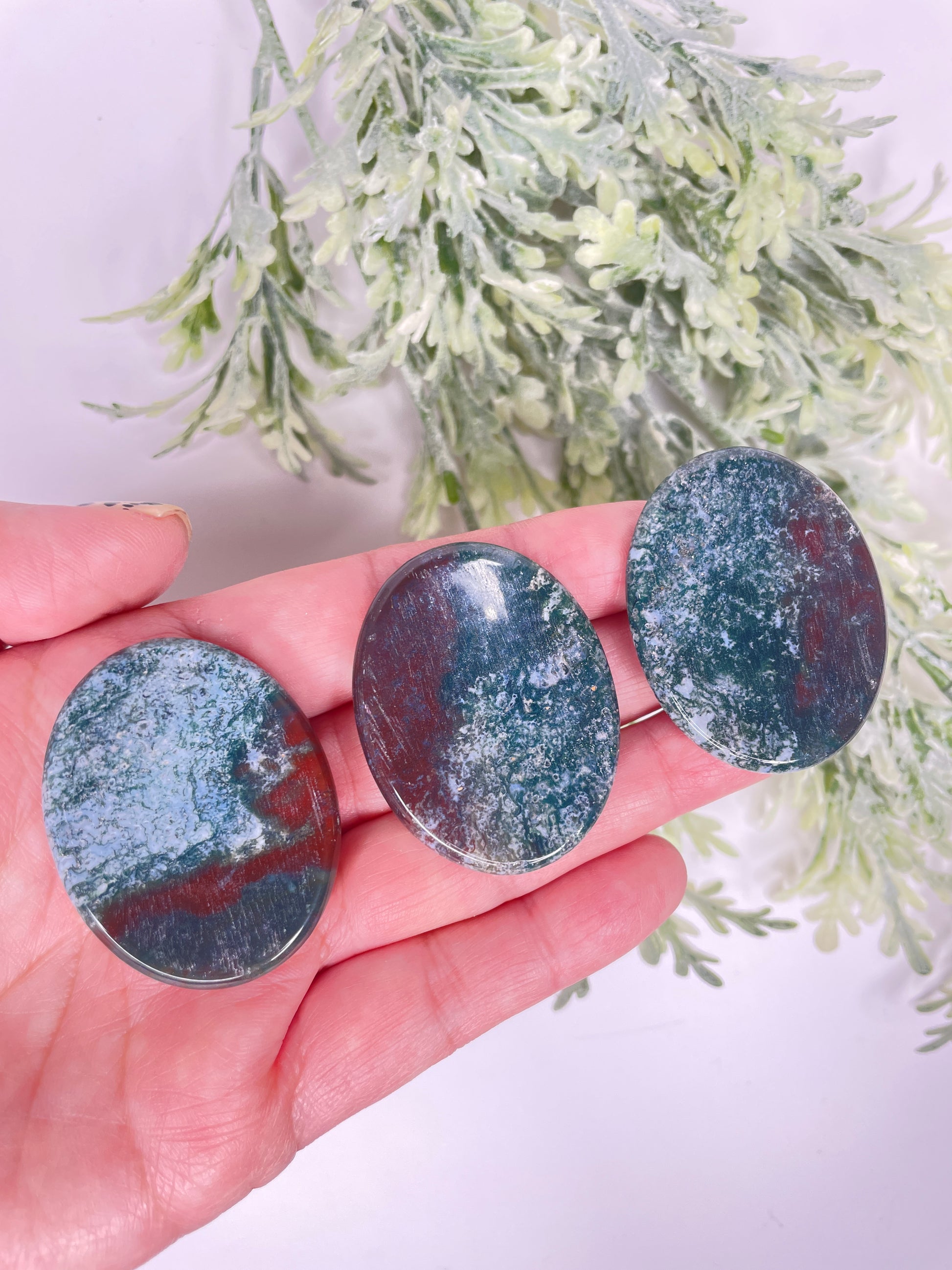 Ocean Jasper Oval Worry Stone